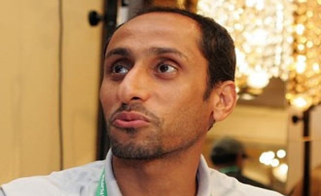 لاعب كرة القدم الدولي سامي الجابر قبل علاج الصلع تماما